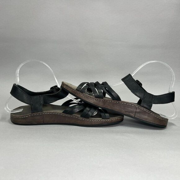 Chaco Women's Size 9 Fallon Black Leather Sandals - Picture 7 of 11